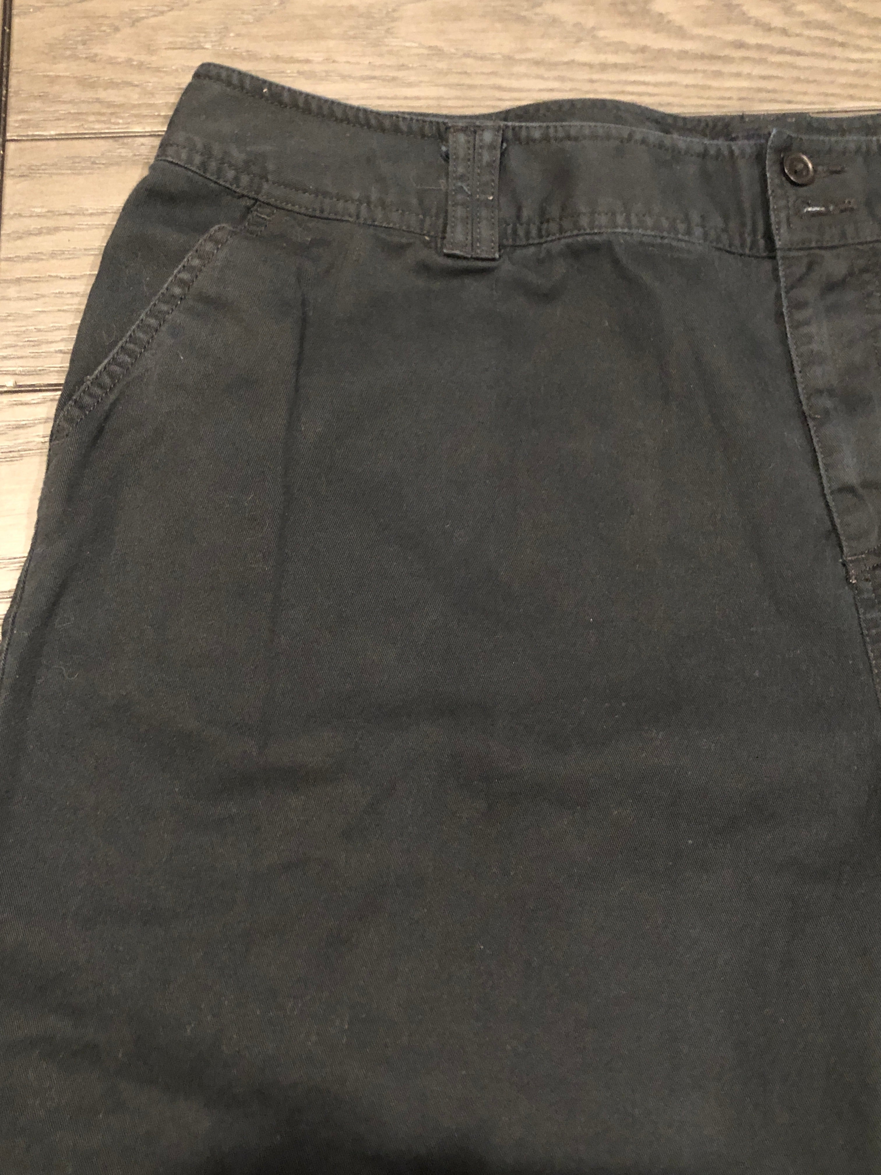 Vtg Y2K Black 4 Pocket Cotton Shorts w/Belt Loops | Sonoma Life Style Woman | 18W