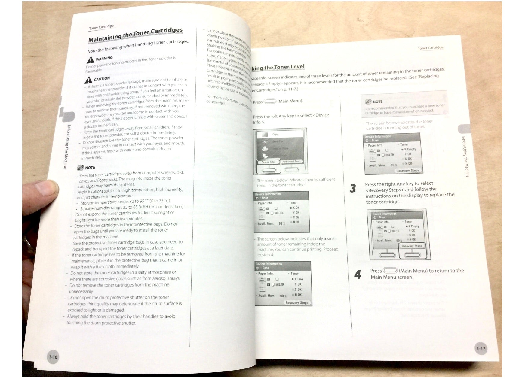 2010 CANON Color Image Class Printer Basic Operation Guide MF9280Cdn/MF9220Cdn