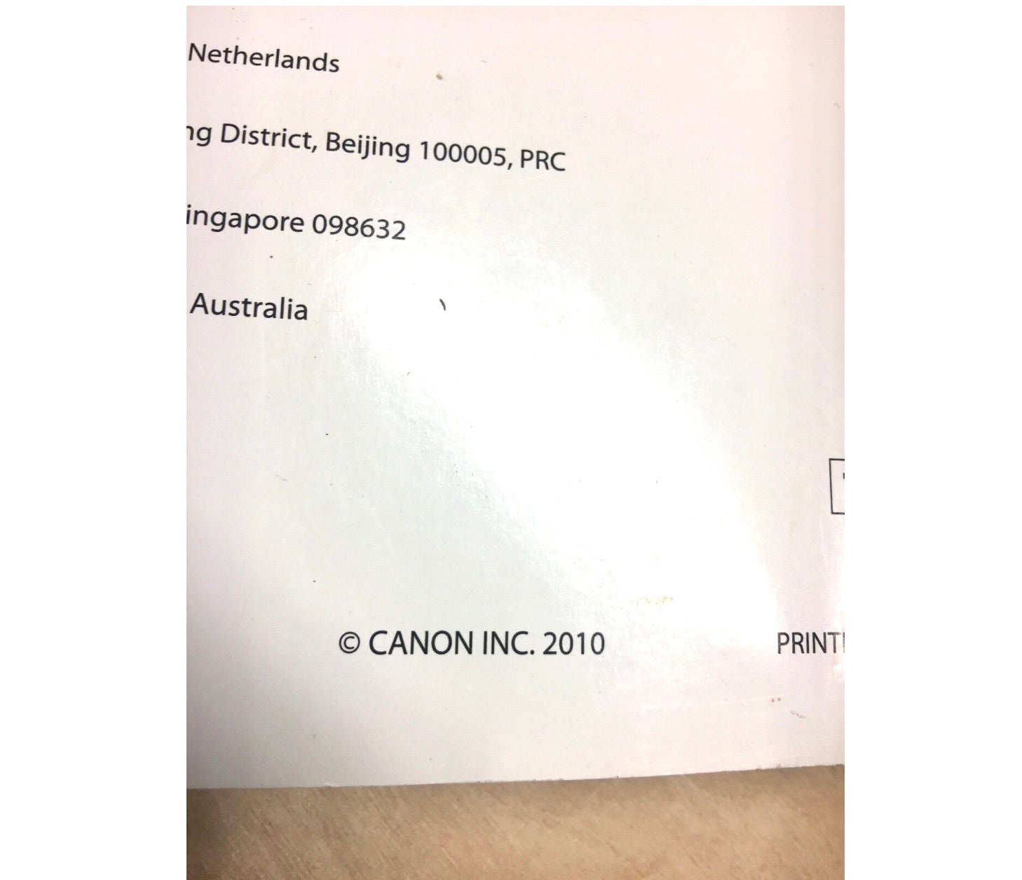 2010 CANON Color Image Class Printer Basic Operation Guide MF9280Cdn/MF9220Cdn